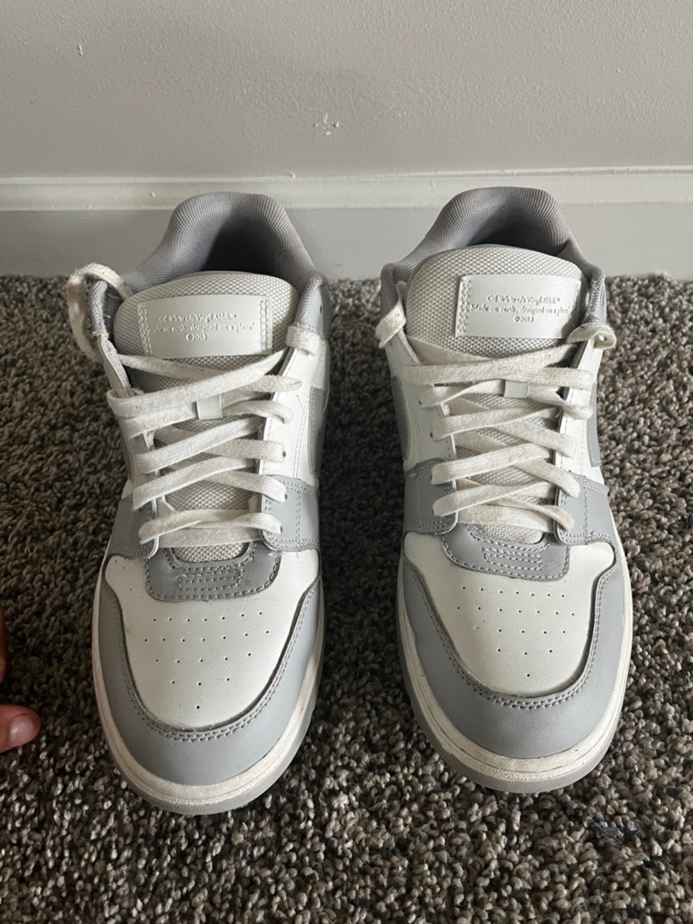 Grey and white off whites
